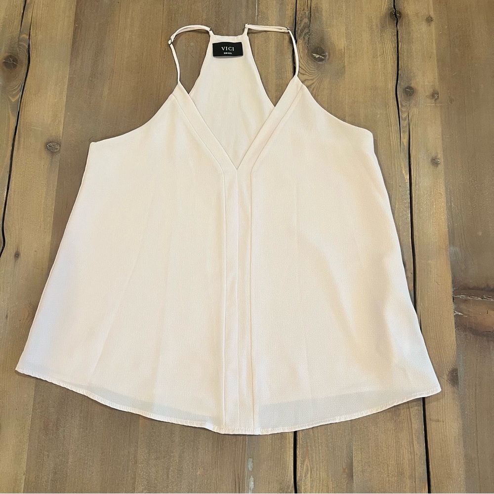Vici Blush Pink Halter Top